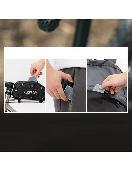 
MINI elektrinio dviračio pompa USB Schrader Presta 6.9bar 100PSI - juoda
