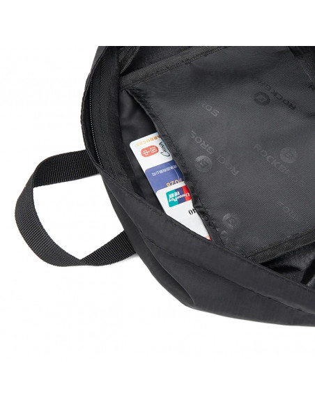 
Vandeniui atspari sulankstoma sportinė kuprinė 46,5 x 38 cm, 18 l – juoda
