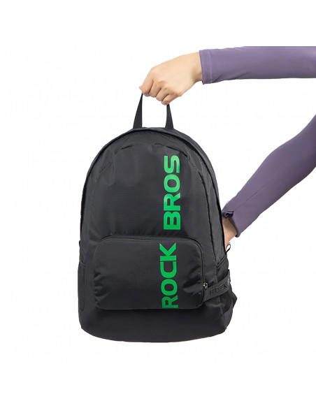 
Vandeniui atspari sulankstoma sportinė kuprinė 46,5 x 38 cm, 18 l – juoda
