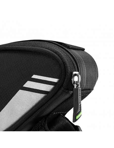 
Dviračio įrankių krepšys, skirtas prie rėmo tvirtinamam pompos krepšiui, 0,7 l – juodas
