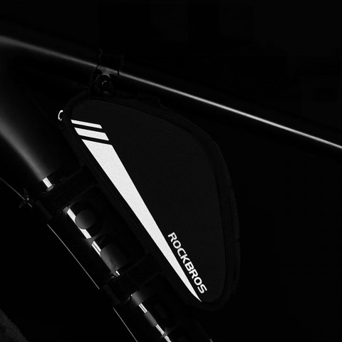 
Dviračio įrankių krepšys, skirtas prie rėmo tvirtinamam pompos krepšiui, 0,7 l – juodas
