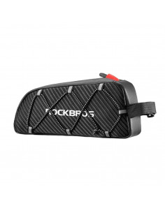 
Vandeniui atsparus prie rėmo tvirtinamas dviračio krepšys su dirželiais, 1 l – juodas
