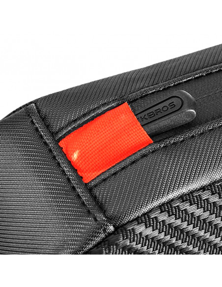 
Vandeniui atsparus prie rėmo tvirtinamas dviračio krepšys su dirželiais, 1 l – juodas
