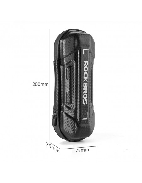 
Dviračio įrankių krepšys su 0,65 l butelio laikikliu – juodas
