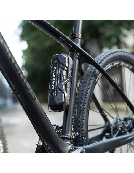 
Dviračio įrankių krepšys su 0,65 l butelio laikikliu – juodas
