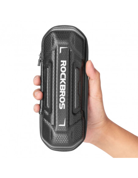 
Dviračio įrankių krepšys su 0,65 l butelio laikikliu – juodas
