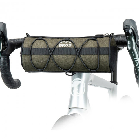 
Dviračio krepšys, tvirtinamas prie vairo, rėmo, po balneliu, 2 l - žalias
