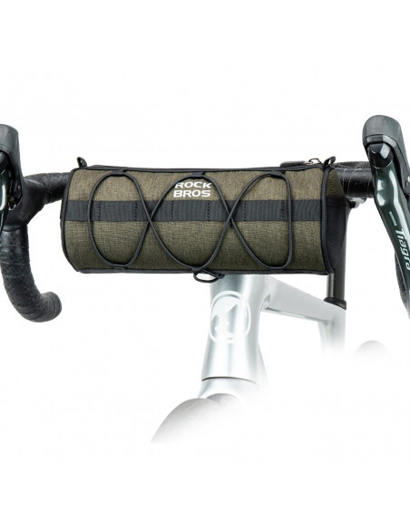 
Dviračio krepšys, tvirtinamas prie vairo, rėmo, po balneliu, 2 l - žalias

