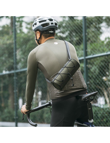 
Dviračio krepšys, tvirtinamas prie vairo, rėmo, po balneliu, 2 l - žalias
