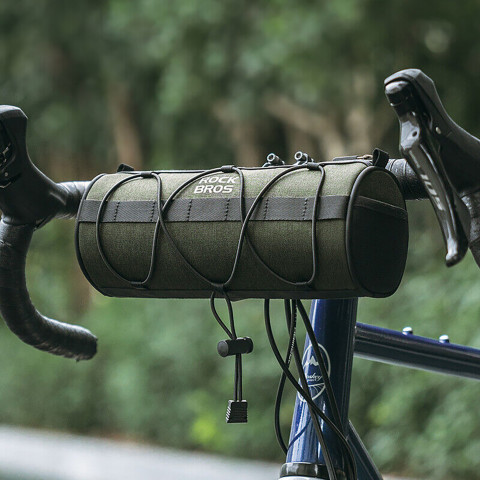 
Dviračio krepšys, tvirtinamas prie vairo, rėmo, po balneliu, 2 l - žalias
