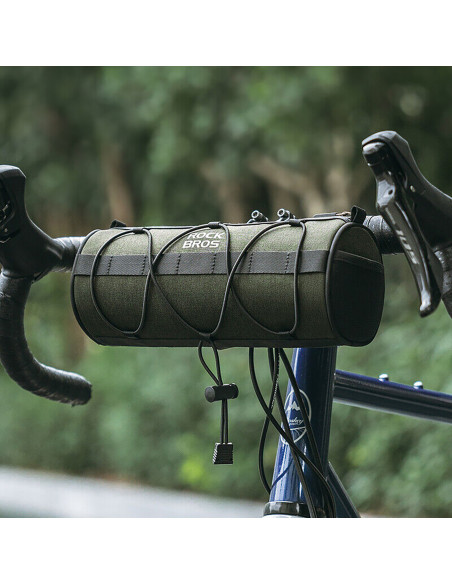 
Dviračio krepšys, tvirtinamas prie vairo, rėmo, po balneliu, 2 l - žalias

