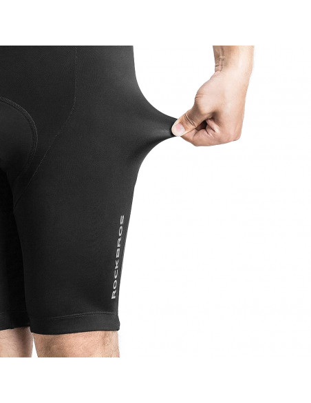 
Dviratininko šortai su antkrūtine ir apsauga XXL - juodi
