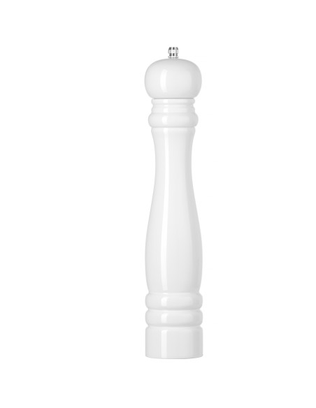 Druskos malūnėlis medinis baltas sk. 60x315 mm – Hendi 469590