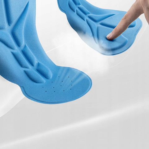 
Dviratininko šortai su dirželiu ir apsauga M - juodi
