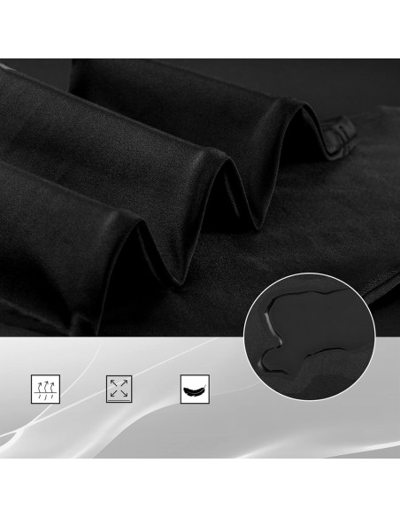 
Ilgos, kvėpuojančios dviračių kelnės su XXXL paminkštinimu - juodos
