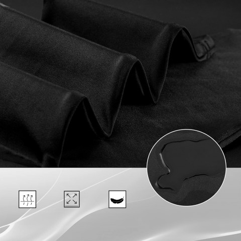 
Ilgos, kvėpuojančios dviratininko kelnės su XXL dydžio pamušalu – juodos
