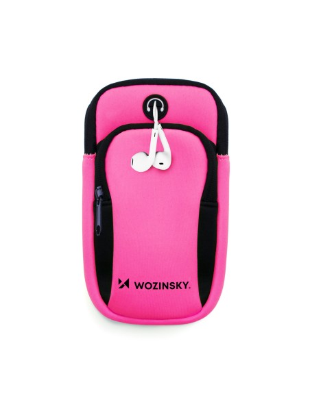 Rožinė apyrankė bėgimo telefonui