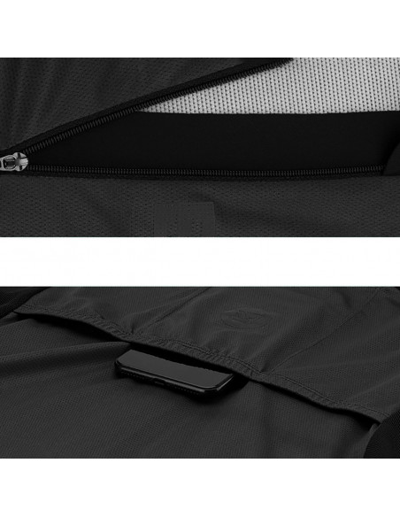 
Dviratininko marškinėliai trumpomis rankovėmis, M dydis - juodi
