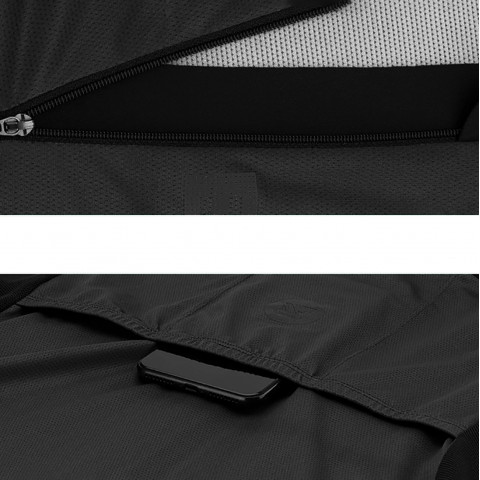 
Dviratininko marškinėliai trumpomis rankovėmis, užtraukiami, XL - juodi
