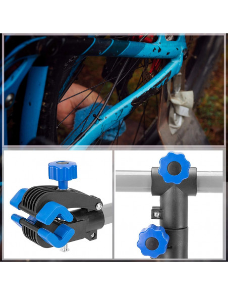 
Daugiafunkcis dviračio laikiklis ant stalviršio - juodas
