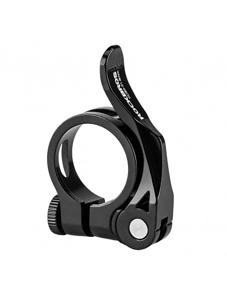 
Dviračio balnelio laikiklis 27,2 ir 28,6 mm balneliams su greito atleidimo mechanizmu – juodas
