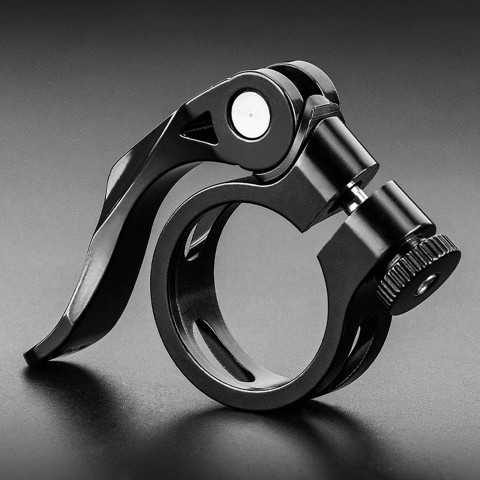 
Dviračio balnelio laikiklis 27,2 ir 28,6 mm balneliams su greito atleidimo mechanizmu – juodas
