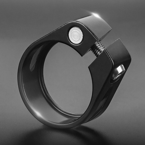 
Dviračio balnelio laikiklis 27,2 ir 28,6 mm balneliui su varžtu – juodas
