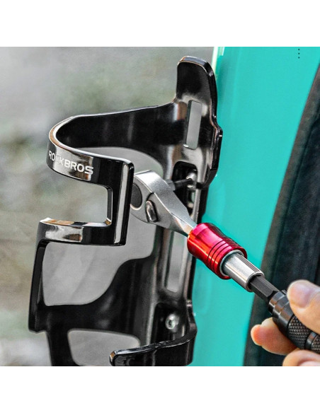 
Dviračio remonto įrankių rinkinys padangų kameroms ir keitimui - juodas
