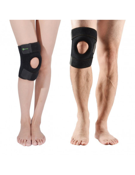 
Kelio apsauga, sportinė kelio, girnelės ir kelio sąnario apsauga, L dydis - juoda
