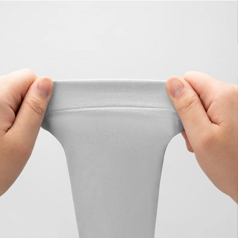 
Dviratininko rankų šildytuvai nuo saulės su UPF50+ filtru, 2 vnt. - balti
