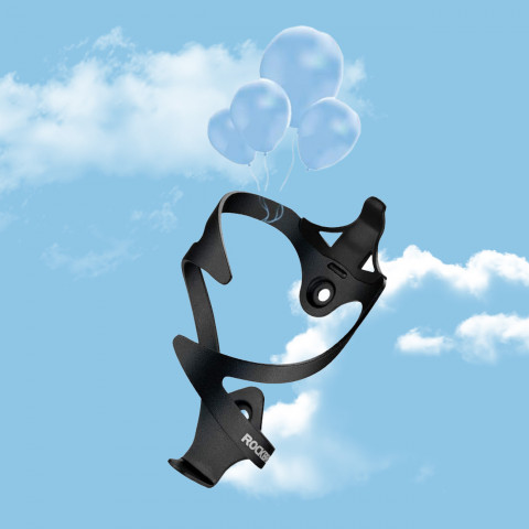 
Aliuminio dviračio butelio laikiklis - juodas
