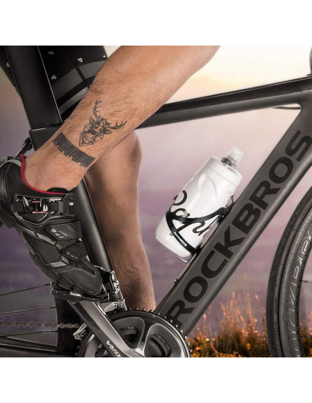 
Aliuminio dviračio butelio laikiklis - juodas
