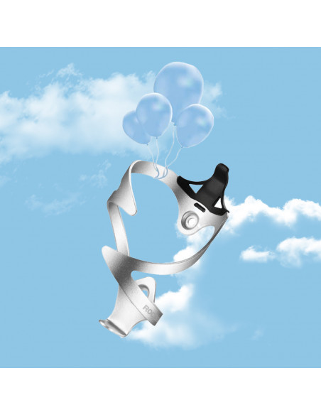 
Aliuminio dviračio butelio laikiklis – baltas
