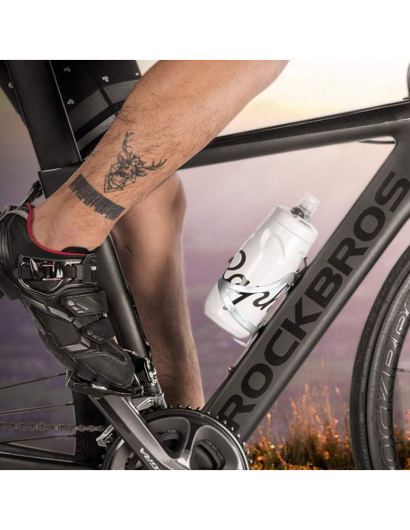 
Aliuminio dviračio butelio laikiklis – baltas
