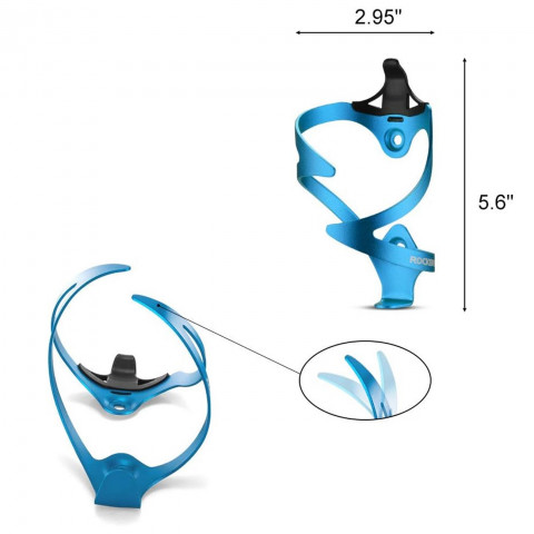 
Aliuminio dviračio butelio laikiklis – mėlynas
