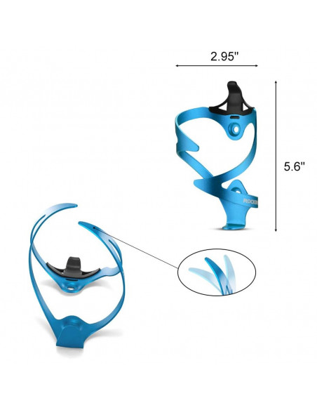 
Aliuminio dviračio butelio laikiklis – mėlynas
