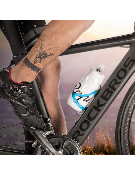 
Aliuminio dviračio butelio laikiklis – mėlynas
