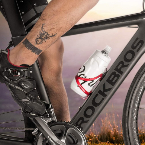 
Aliuminio dviračio butelio laikiklis – raudonas
