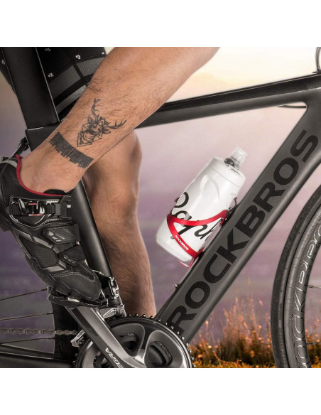 
Aliuminio dviračio butelio laikiklis – raudonas
