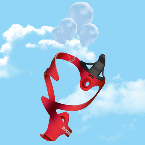 
Aliuminio dviračio butelio laikiklis – raudonas
