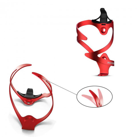 
Aliuminio dviračio butelio laikiklis – raudonas
