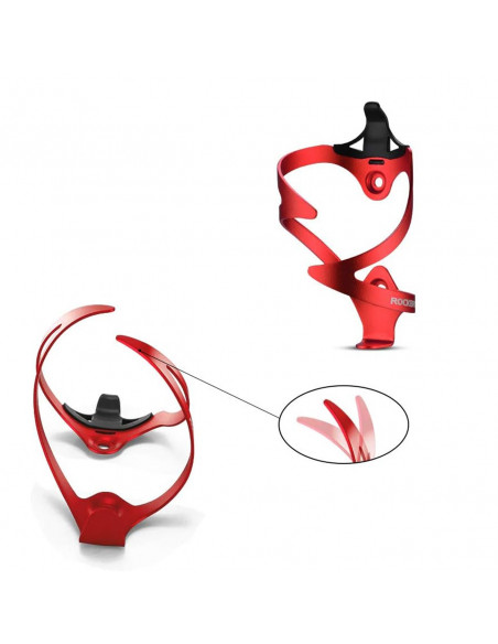 
Aliuminio dviračio butelio laikiklis – raudonas
