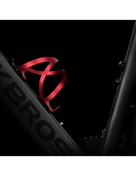 
Aliuminio dviračio butelio laikiklis – raudonas
