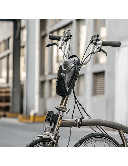 
Dviračio arba paspirtuko vairo krepšys 1,3 l - juodas
