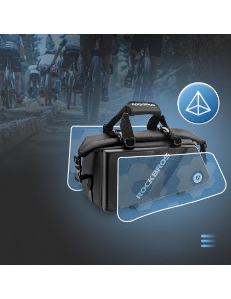 
Prie bagažinės tvirtinamas sportinis ir dviračio krepšys, 11,6 l – juodas
