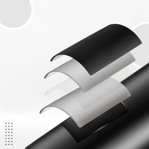 
Terminis dviračio butelis gėrimams 620 ml - baltas
