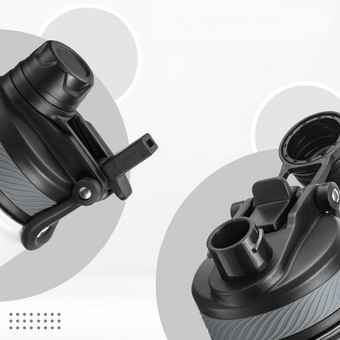 
Terminis dviračio butelis gėrimams 620 ml - baltas
