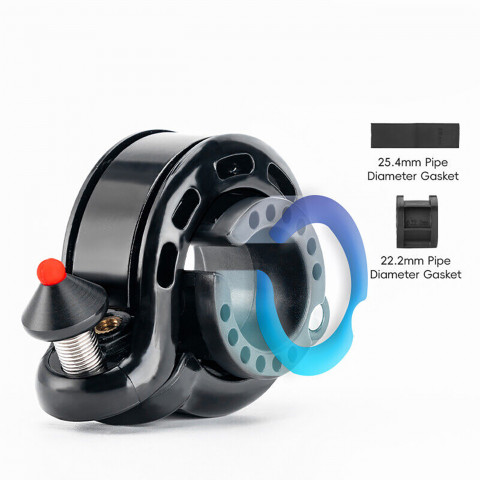 
Q formos dviračio skambutis 100db - juodas
