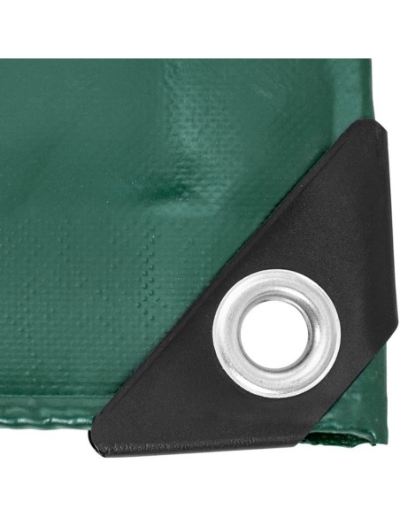 Brezento apsauginė danga su PVC ąselėmis 650 g/m2 600 x 400 cm Brezento apsauginė danga su PVC ąselėmis 650 g/m2 600 x 400 cm