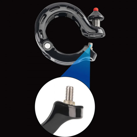 
Q formos dviračio skambutis 100db - juodas
